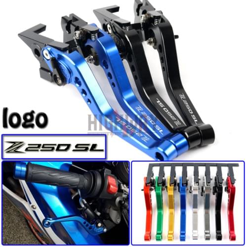 Motorcycle Brake Handle Bar Lever CNC Aluminum Short Adjustable Brake Clutch levers For Kawasaki Z250SL Z 250SL 2006-2015
