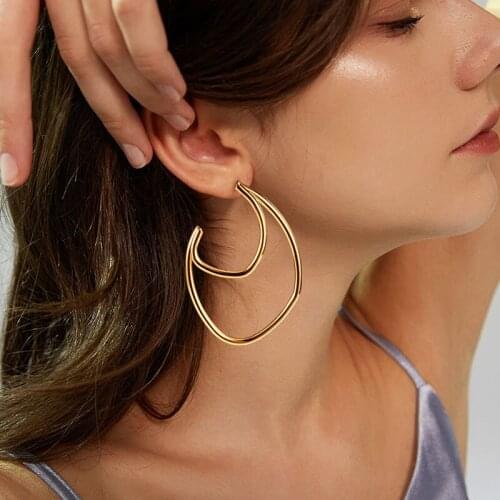 Earring 2021 trend Drop Earrings Gold Color Fashion Hanging Earrings Summer Jewelry Girls Party Gift Gothic earrings