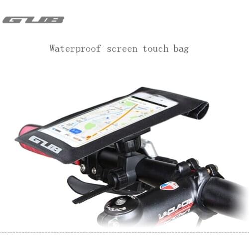 Touch Screen 420 Rotating Universal Waterproof Bicycle Phone Case Quick Release Bicycle Phone Bag Cycling Phone Clip Nylon