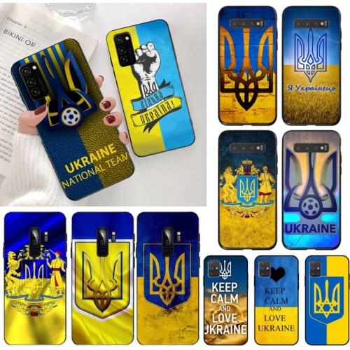 YJZFDYRM Hot Ukraine flag Soft Phone Case Capa for Samsung S20 plus Ultra S6 S7 edge S8 S9 plus S10 5G lite 2020