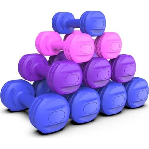 2pcs Women Dumbbells for Fitness Dumbbell Weights Gym Dumbbells Slimming Fitness&Body Building Plastic Dumbell Fitness equipment