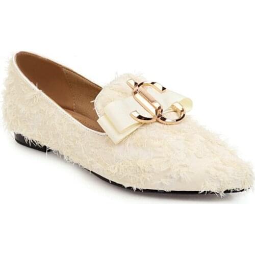 Big Size Pointy personality shoes summer flat ladies women shoes woman