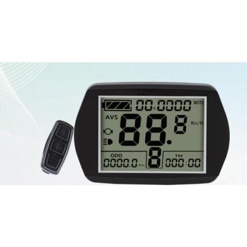 KT- LCD10 kt LCD10Y ebike 24V 36V 48V intelligent black Control Panel LCD Display Electric Bicycle bike Parts for KT controller