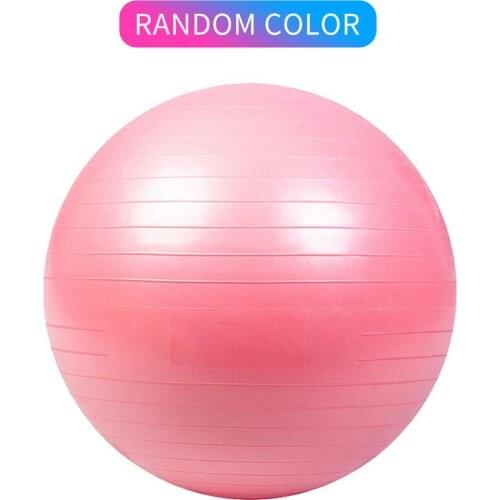 1pcThickened pvc fitness balls yoga blast-proof workout home pilates gym equipment balancing ball 55cm/65cm/75cm Random Color