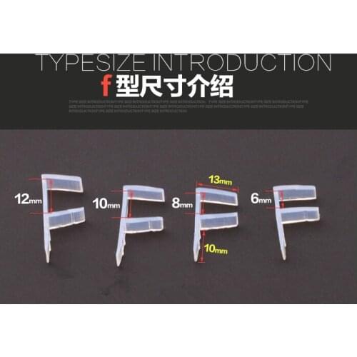 5 meters F shape silicone rubber shower room screen door edge trim glass seal strip weatherstrip for glass