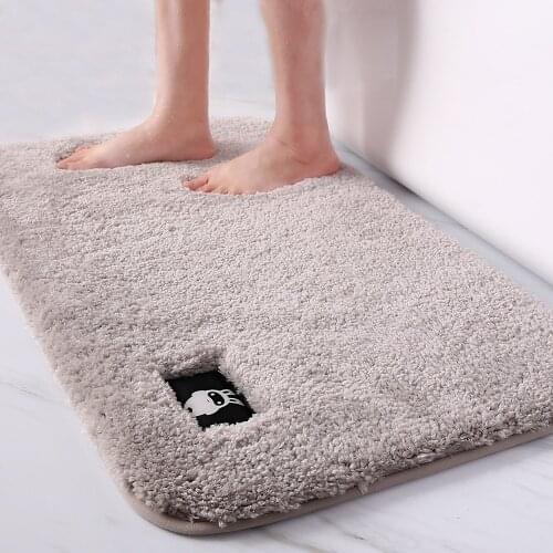 50*80cm high pile bathroom door absorbent pad, floor mat, bedroom non-slip mat 60*90cm kitchen mat kitchen rug grounding mat