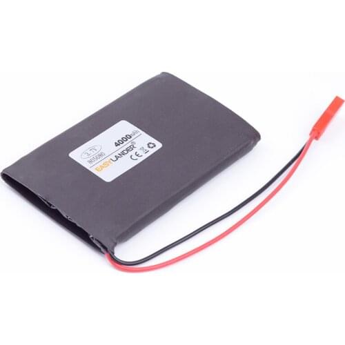 805080 3.7V 4000mAh Rechargeable li Polymer JST Female plug Battery For Bluetooth Speaker power bank DVD phone LED lights