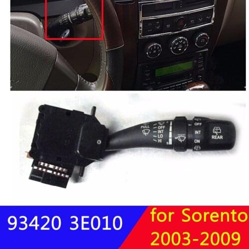 934203E010 Genuine Windshield Wiper Switch Lever for kia Sorento 2003-2009 Windshield Wiper Washer Switch Lever 93420 3E010