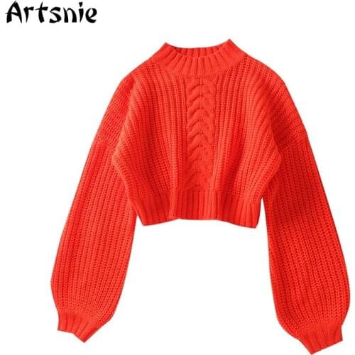 Женские вязаные пуловеры Artsnie China At AliExpress