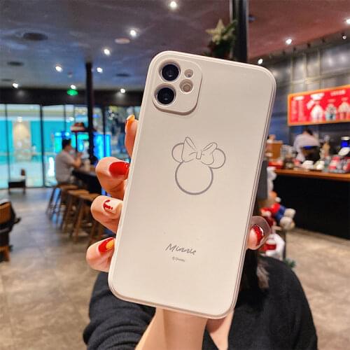 2021 Disney Mickey for iPhone 6/6s/7/8 plus xs max 11 12pro max 12mini kawayi coupe phone case 360 Full Cover Iphone 12 pro