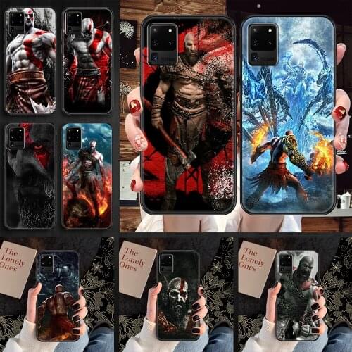 Game GOD OF WAR Phone case For Samsung Galaxy Note 4 8 9 10 20 S8 S9 S10 S10E S20 Plus UITRA Ultra black fashion funda luxury