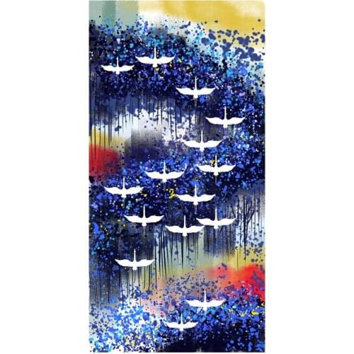 Ink and Wash Abstract Landscape Diamond Painting Round Full Drill Nouveaute DIY Mosaic Embroidery 5D Cross Stitch Scenic Pattern