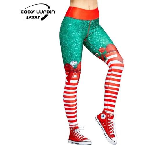 COdy Lundin New Design Push Up Yoga Pants Sublimation Printing Fashion Elastic Leggings