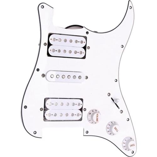 Electric Guitar Pickguard Loaded Pickguard Pre-Wired Pickguard Pickups for Fender Stratocaster Electric Guitar 3Ply