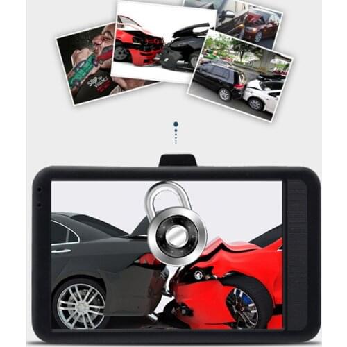 Full 1080P Dash Cam Video Recorder Driving For Car DVR Camera 3.0 Inches Cycle Recording Wide Angle Dashcam Video Registrar