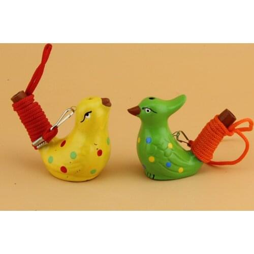 Hot sell 200 pcs Ceramic water bird whistle home decoration children gifts for kids birthday with good quality