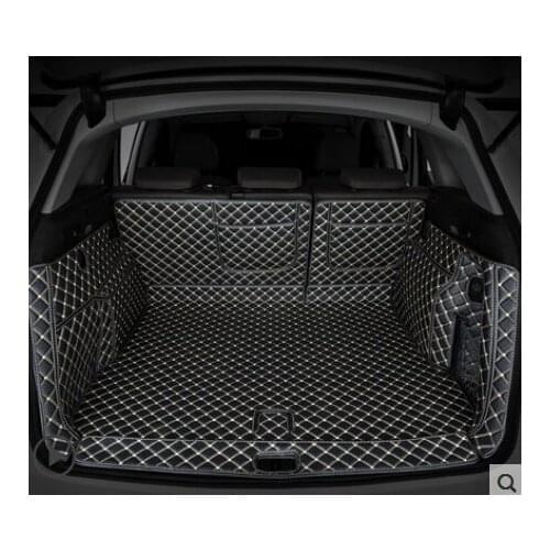 Good quality! Special car trunk mats for Audi Q5 2017-2009 waterproof cargo liner mats boot carpets for Q5 2015,Free shipping