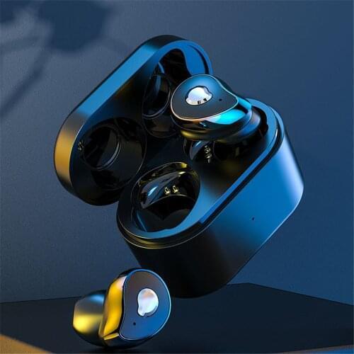 Kebidu HD Noise-cancelling Stereo Music Headset TWS Starry Sky Touch Earphone In-ear Wireless Bluetooth Headset With Microphone