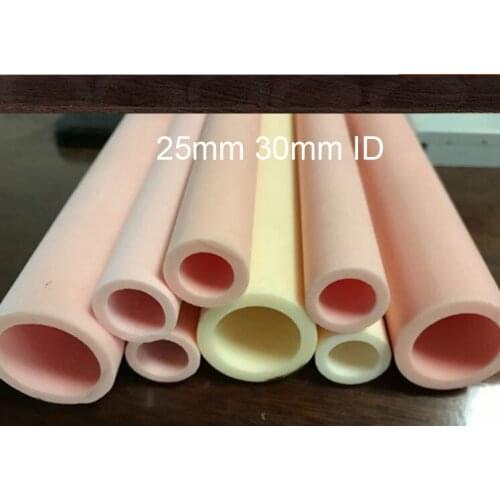 25mm 30mm id Ceramic tube earthenware pipe stoneware pipe alundum tube high temperature thermocouple protect porcelain