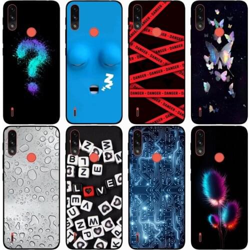 Fashion Soft silicone TPU Back Cover For MOTOROLA E7I POWER Phone Funda Case For Motorola E7i Power Cute Cartoon Case