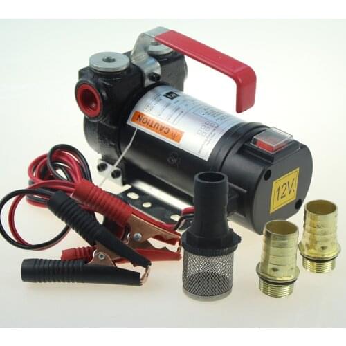 Newest 12V Portable Fuel For Diesel Pump Oil Transfer Pump Self Priming Set 45L/Min 200W Best Price