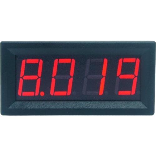 New 0-9.999A(10A) 4-digits bit Ammeter Current Panel Meter Gauge 0.56inch Red LED Indicating Instrument