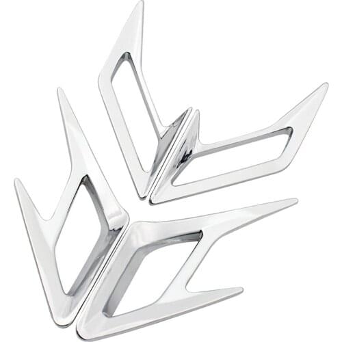 Front Rear Fender Vent Trims Mudguard Edge Side Accent for Honda 2018 GL1800