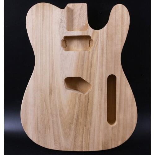 Fit Diy Electric Guitar Body Paulownia wood Electric Guitar Project Unfinished Hand-made