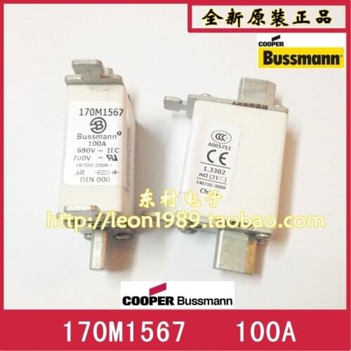 [SA]- Bussmann Fuses 170M1567 170M1567D 100A 690V fuse--5PCS/LOT