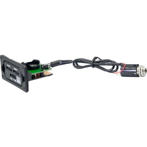 Ukulele 2 Band EQ System Preamp Pickup with Parts DIY UK-300N Black