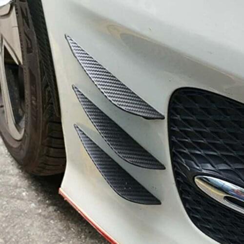 Universal front bumper splitter spoiler sticker for Fiat Punto 500 Palio Argo grande panda Geely Vision SC7 MK CK Cross Gleagle