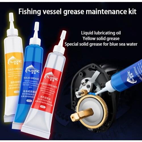 1Pc Fishing Reel Oil Fishing Reel Fat Oil Lubricant Grease Fishing Reels Special Maintenance Oil Fishing Tool