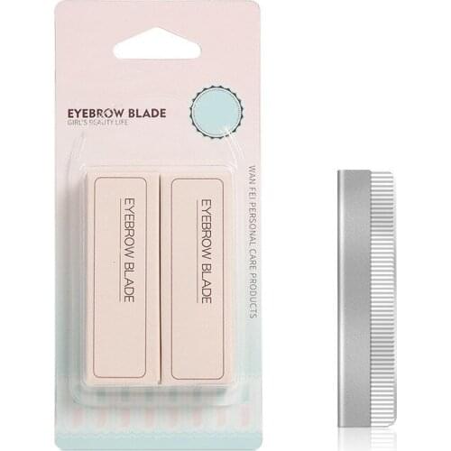 10pcs Stainless Steel Single Edge Shaving Razor Blades Face Hair Remover Eyebrow Trimmer Scraping Blades for Women and Men