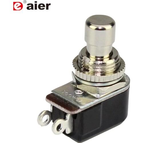 20PCS PBS-24B-4S soft touch short handle SPST OFF-(ON) momentary switch