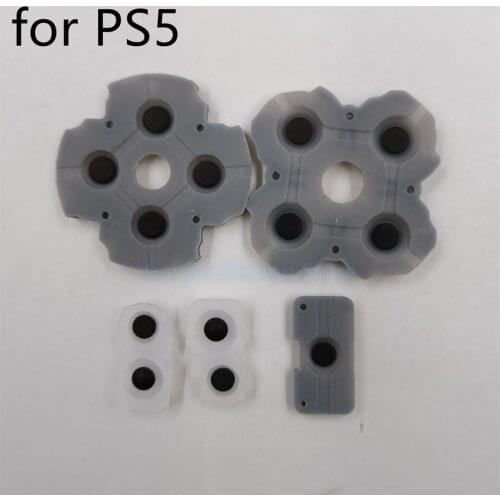 50sets High Quanlity For PS5 Conductive Silicone Rubber Controller Button For Sony PlayStation 5 Versie Replacement accessories