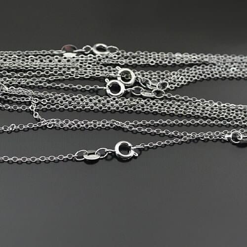C715) 6 pieces Length 43cm,Wire Thickness 1.5mm Stainless Steel Color Copper Finished Necklace Chains Diy Jewelry Accessories