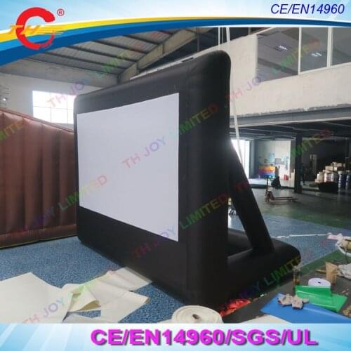 Free air ship to door,170inch 16:9 outdoor giant inflatable projection projector screen,inflatable movie display screen