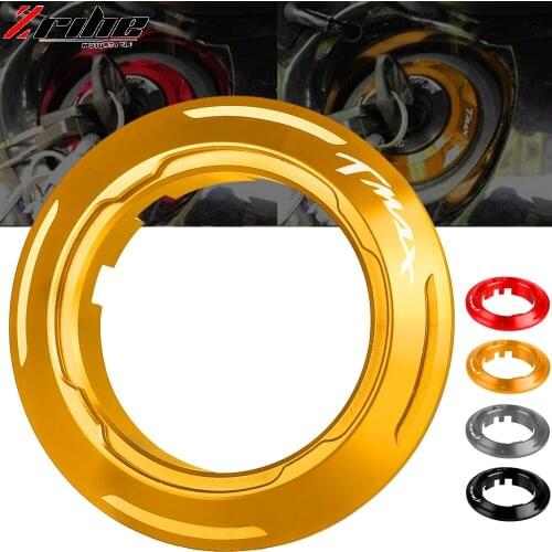 For Yamaha Tmax 530 Tmax530 T-Max 530 Motorcycle Ignition Key Switch Cover Aluminum CNC Ring Protector Decorator Frame 2013-2015
