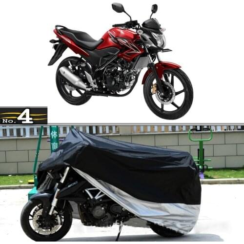 MotorCycle Cover For Honda CB Trigger WaterProof UV / Sun / Dust / Rain Protector Cover Made of Polyester Taffeta