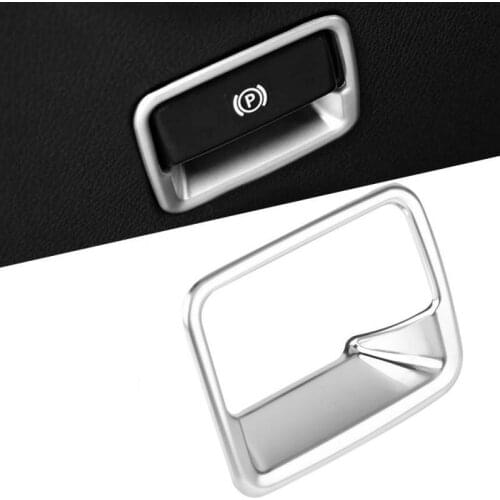 For Mercedes Benz Vito W447 2014 2015 2016 2017 Silver Chrome Car Electrical Park Handbrake Hand Brake Molding Cover Trim