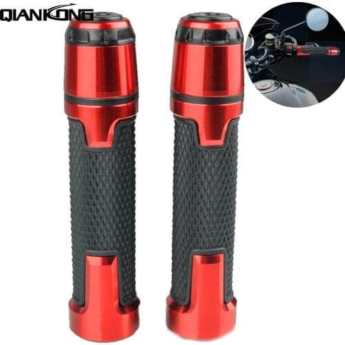 FOR DUCATI MONSTER 696 796 796 848 7/8" CNC plastic Universal Motorcycle Handle Handlebar Hand Bar Grip hand grips