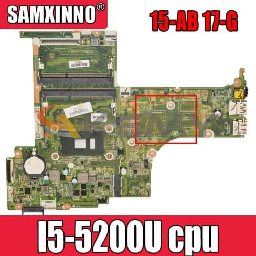 For HP Pavilion 15-AB 17-G 17’ Inch I5-5200U Notebook Mainboard DAX12AMB6D0 SR23Y DDR3L Laptop Motherboard