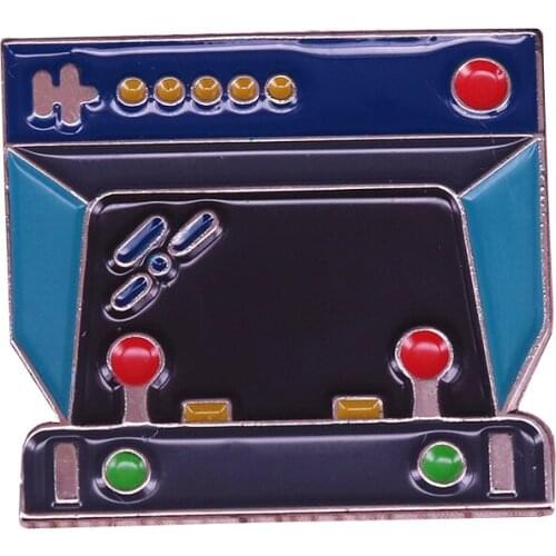 Game controller brooch early 90s retro video game pin geeky gamer badge nostalgia entertainment jewelry funny nerdy collection