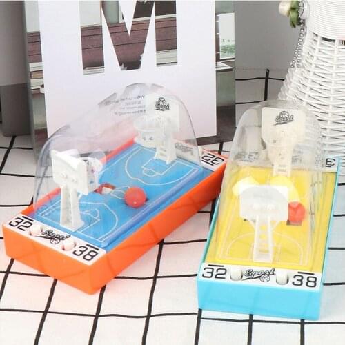 Childrens Doubles Table Mini Basketball Toys Finger Button Desktop Shooting Parent-child Interactive Game Gifts