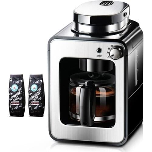 Drip Coffee Machine 2 In1 Apply To Ground&Beans Home Appliances Dripping Coffee Maker With Digital Display&keep Warm
