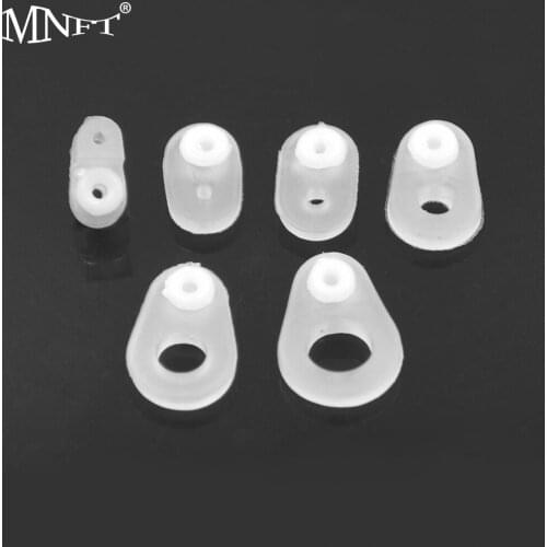 MNFT 3sets Round Fishing Rod/Pole Wire Ring Soft Silicone Fishing Line Fish Eye Ring Kit Accessories 1-6