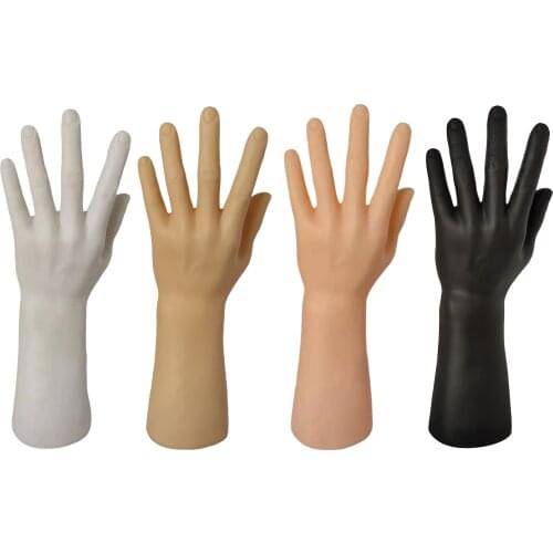 Male Hand Model Ring Bangle Watch Gloves Jewelry Display Stand Holder Organizer for Retail Stores Artcraft Art Drawing