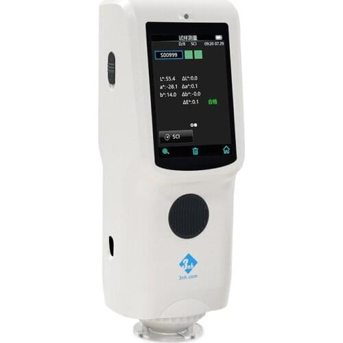 Low cost spectrophotometer price cheap colorimeter 3nh TS7010 color analyzer meter with software