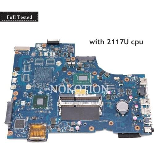 NOKOTION 0NJ7D4 NJ7D4 VAW11 LA-9102P Mainboard for Dell Inspiron 17 3721 17.3 Laptop Motherboard 2117U CPU HD Graphics