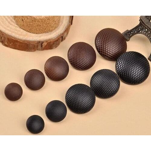 Arts Crafts 15/18/22/25/30mm Shank Buttons plastic for Fashion casual coat suit handmade Gift Box Craft DIY favor Sewing Wh